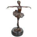 Dancer Brass Statue Bailarina Talla Decoración Bronce Escultura Tpy-294